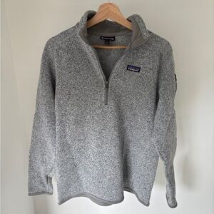 Patagonia Women’s Gray Quarter Zip Large